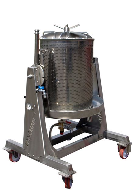 Image sur HYRDROPRESSOIR A BASCULEMENT CHÂSSIS INOX